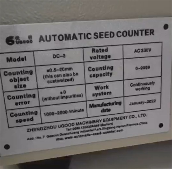 Automatic Seeds Counter Delivery to Valence France